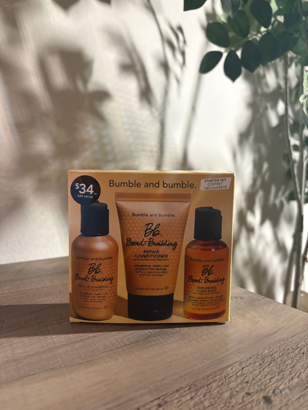Bumble and bumble Bond-Building Trio in Amber Packaging
